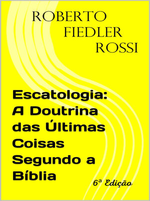 cover image of Escatologia